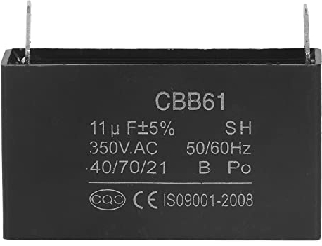 Condensador Generador de Gasolina CBB61 350VAC ABS Condensador 11μF Condensador de Motor de Aire Acondicionado para Motores 50HZ 60HZ