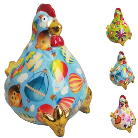 netproshop Spardose Huhn Claire aus Keramik Pomme Pidou Größe S, Auswahl:Balloon