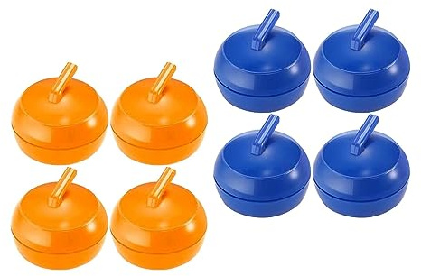 Baoblaze Juego de Curling de Mesa de 8 Piezas para Niños Y Padres, Interactivo