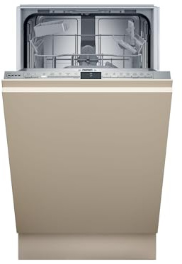 NEFF S853HKX14E, N 30, Smarter Geschirrspüler Vollintegriert, 45 cm, Besteckkorb, besonders leise Spülmaschine, Schmutzerkennung, Info Light, Chef 70º C für hartnäckige Verschmutzungen, Aqua Stop