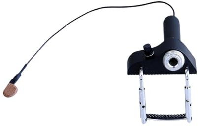 Vaveren Piezo Contact Microphone Pickup with Volume Control Portable Wireless Violin Pickup Professional Piezo Transducer Pickup with Cable for Guitars Mandolin Banjo Bass