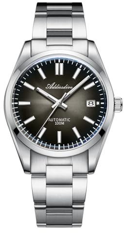 ADDIESDIVE Luxus automatikuhr Herren Blasenspiegel-Saphirglas NH35A Leuchtend 100 m wasserdicht analoge Uhr Mit Edelstahlarmband AD2071