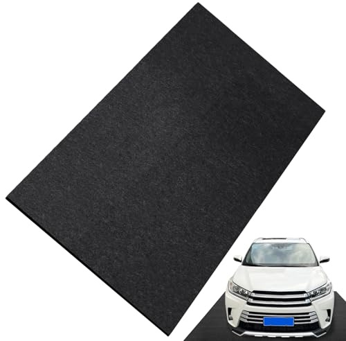 Tappetino per garage - Supporto impermeabile resistente 60 x 36 pollici | Tappetino assorbente per fuoriuscite di olio, tappeto meccanico in riutilizzabile, raccogligocce sotto l'auto per la pro