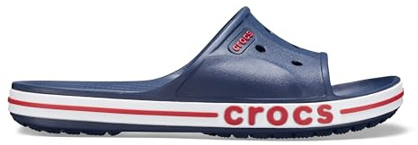 Crocs Unisex Slide, Bayaband Slide, Navy/Pepper, 10 UK Men/ 11 UK Women