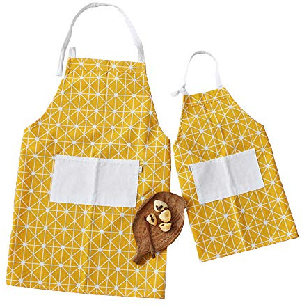 2 Pack Parent Child Apron with Pocket, Multifunctional Apron for Cooking