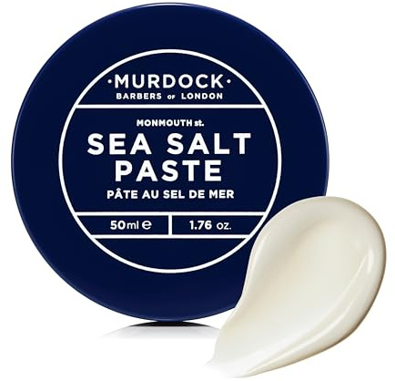 Murdock London Sea Salt Paste | Ultra-Matt Finish Styling Paste With a Strong Hold That Lasts The Day | Made in England | 50g