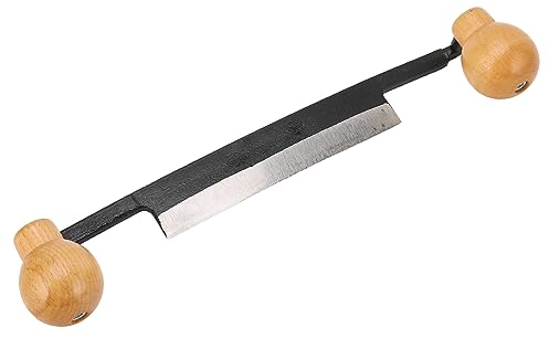 Coltello Barba Draw, Coltello a Lama d'Acciaio al tungsteno per scortecciare la Corteccia, Coltello Barba dello Strumento di Disegno Diritto, Strumento Manuale scortecciatura