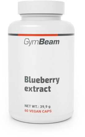 GymBeam Integratore a base di Mirtillo 60 cps, Estratto Funzionale di Mirtillo, Ricco di Composti Bioattivi, Utile per Sistema Cardiovascolare, Occhi e Articolazioni, in Capsule Vegane