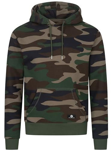 Höhenhorn Janga Hoodie Herren Kapuzen Pullover Camo Grün Gr. XL