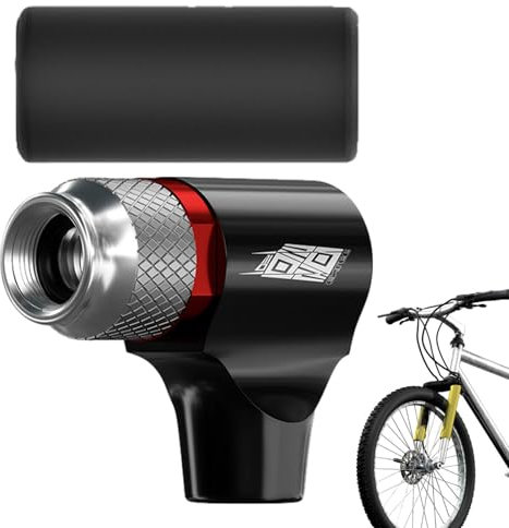 Testina di Ricambio per Pompa della Bicicletta, Accessori per Pompa ad Aria, Attacco per Tubo 'ugello – Robusto e Veloce Sostituzione del Rubinetto della Pompa, Attacco per valvola degli ugelli