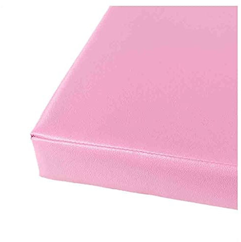 Cojín de banco para exteriores, impermeable, antideslizante, para bancos de jardín, base gruesa para columpio de Hollywood, tamaños disponibles, color rosa, 60 x 30 x 5 cm