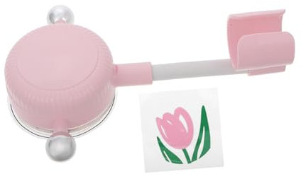 TOPPERFUN Soporte De Cabezal De Ducha Ventosa Ajustable Sin Necesidad De Taladrar Reutilizable Para Montaje Pared Para Baño o Cocina Soporte De Pared Para Cabezal De Ducha