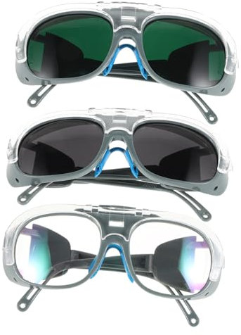 DIYEAH 3 Paires Lunettes équipement de protection de soudage sécurité protecteur équipement de protection pour le soudage Plastique