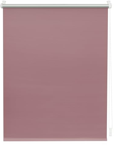 Lichtblick Thermorollo ohne Bohren, Klemmfix, Verdunklungsrollo, Hitzeschutz, Sichtschutz, Wandmontage, Deckenmontage, Rollo für Fenster und Türen 70 cm x 150 cm (B x L), Altrosa
