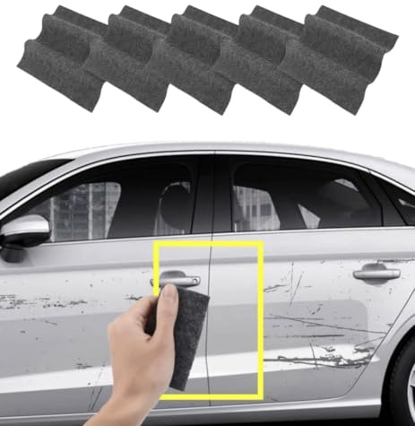 5PCS Ultimate Scratch Remover Cloth,for Any Car Scratches,Quickly & Easily Removes Small Scratches on All Vehicles and Any Color,2-in-1 Nano Sparkle Scratch Repair Cloth Set