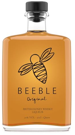 Beeble Artisan British Honey Whisky Liqueur 20cl - A Harmonious Blend of Natural Honey and Smooth Whisky - 30% ABV - Embrace Life's Sweet Moments - B-Corp