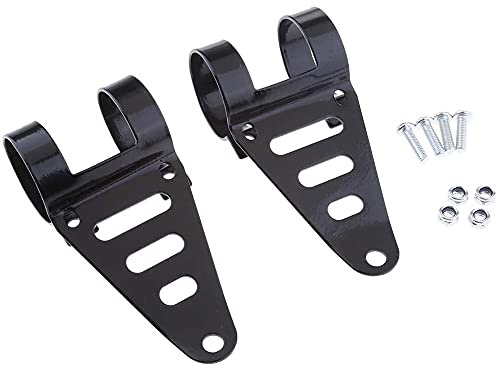 ANCLLO 2 soportes de montaje para faro de moto, para Cafe Racers, horquilla 41-43 mm