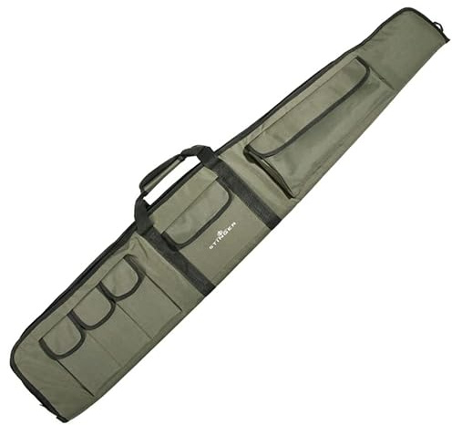 Funda para escopetas Doble | Funda Acolchada para Rifles, carabinas y Armas largas en General con Capacidad para Dos y 5 Bolsillos