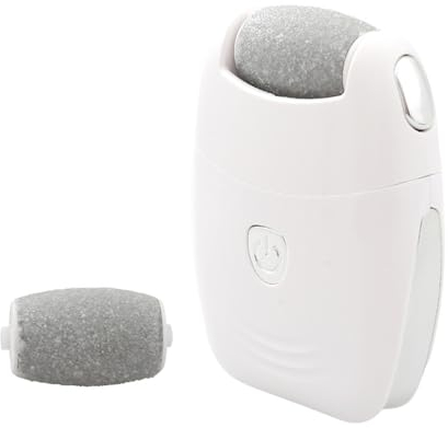 Elektrisches Fuß-Hornhautentferner-Set, tragbare Fußfeile, Pediküre-Werkzeuge, 2 Schleifköpfe, 2 Geschwindigkeiten, wasserdichtes Fußpflegeset für rissige Fersen, Hornhaut, abgestorbener Hautentferner