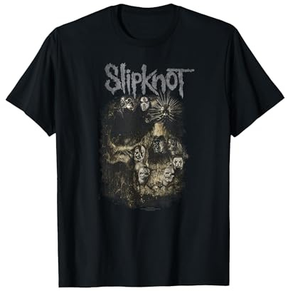 Officiel Slipknot Be Prepared for Hell Retro Métal Band T-Shirt, Homme, Noir, M