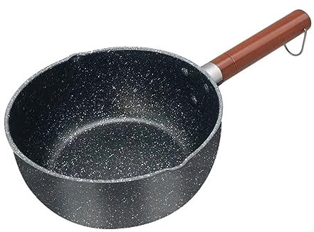 GRIRIW 1pezzi Pentola Antiaderente Per Latte Casseruola Per Induzione Design e Facile Per