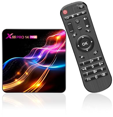 Android TV Box 14.0, Android Box 4GB RAM 64GB ROM RK3528 Quad-Core 64bit Cortex-A53, 2025 TV Box Support 4K 2.4G /5G Dual-Band WiFi Ethernet 10/100MUSB 3.0/2.0 Smart Box