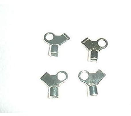 Galapagoz Radiator Bleed Vent Key For Coin Key Air Vent Valves 0.25 inch square hole Lot of 4 USA