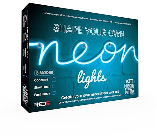 RED5 Multifunction Shape Your Own Neon Effect Light at Home Glow Wire Kit Set