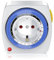 Bearware - 24h mechanische Zeitschaltuhr Plug in Timer - 96 Schaltsegmente - Schaltknopf für EIN Auto-Funktion - kompakte einfache Bedienweise - 3680W - integrierter Berührungsschutz