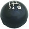 Simoni Racing Schaltknauf OEM passend für Fiat 500 2007-/Panda 2003-2012 - Schwarz