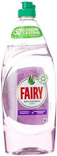 Fairy Naturals Spülmittel mit 100% natürlichem Duft von Lavendel und Rosmarin, 625 ml