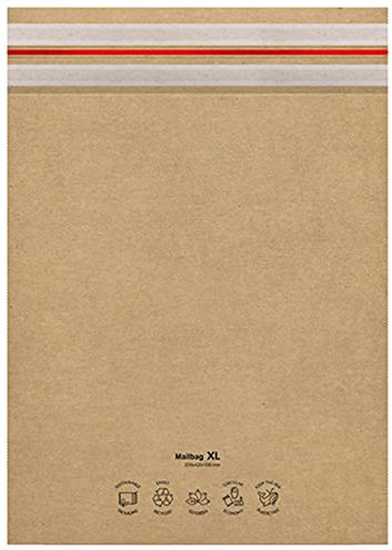 25 Stück-XL Versandtüten Versandbeutel Versandtaschen 350x420+80mm/100 mm Gr. XL