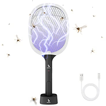 BEPER P206ZAN250 Fliegenklatsche USB - Elektrische Fliegenklatsche mit Sockel
