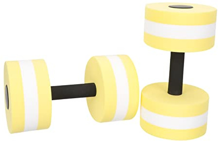 BIUDECO 2 Pezzi Manubri ad Acqua Portatili in Eva per Esercizi in Acqua, Leggeri e Facili da Conservare, per Allenamento Muscolare e Immersioni in Piscina