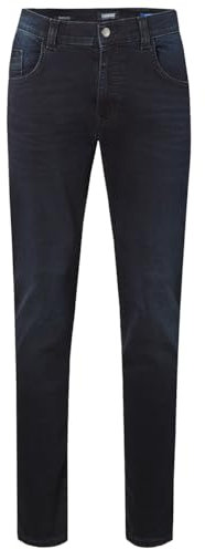 PIONEER AUTHENTIC JEANS Herren Jeans Rando | Männer Hose | Regular fit | Blue Denim/Washed Washed | Blue/Black Used Mustache 6806 | 35W - 32L