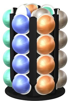NewGround Designs Kapselhalter für Nespresso Vertuo Kapseln (24+ Pods) - Kapselspender, Kapselständer, Halterung