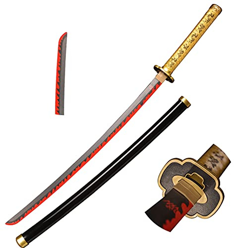 Eroberer Replica Spade Cosplay Spade Tsugikuni Yoriichi Samurai Spada, Spada di plastica Prop Play Halloween Cosplay Regalo 40 Pollici