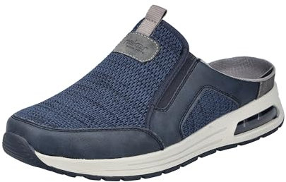 Rieker Herren B1091 Clogs, Blau, 46 EU