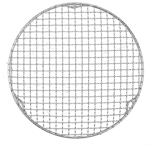Niceminiwall Round Cooling Racks, Wire Oven Grill Sheet, Stainless Steel Round Grill, Cooling Racks Steaming Grilling With Legs, Rack Tray For BBQ And Grilling(28cm)