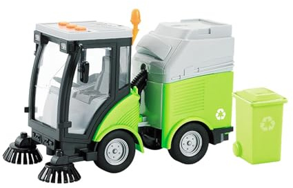SKKWJEGE Children Simulation Road Sweeper Toy Rotating Brushes Street Sweeper Truck