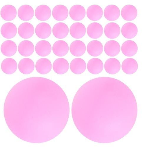 STOBAZA 150 Piezas Pelotas Pingpong Rosa sin Costuras para Entrenamiento Tenis de Mesa Compatibles con Máquinas Lanzapelotas para Actividades Rifas y Entretenimiento