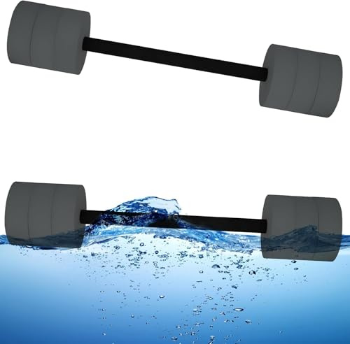 BOOSTEADY Aquatic Exercise Pool Noodles Barbell Water Barbell Pool Resistance Aquatic Fitness 1 Long Barbells High-Density EVA Foam Pool Weights for Water Aerobics Weight Loss