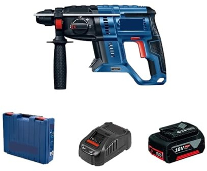 Martello Perforatore 18V Cordless Brushless SDS Litio Multifunzionale Trapano Elettrico A Percussione For Calcestruzzo Robusto E Facile Da Usare(Set 5AH)