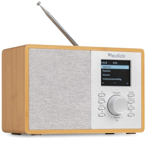 Audizio Cosa - Radio Dab+/FM Bluetooth y WiFi 30W Acabado Madera Clara