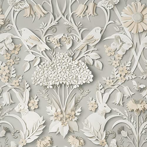 Fine Decor UK Woodland Soft Grey