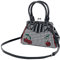 Banned Retro Rockabilly Cherry Frauen Handtasche schwarz/rot/weiß Polyurethan Rockabilly