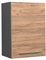Vicco Hängeschrank Fame-Line, hängender Küchenschrank, Goldkraft Eiche/Anthrazit, 50 cm