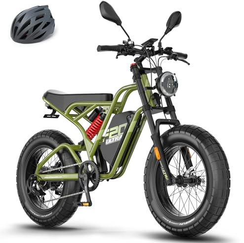 Fafrees officiella F20 Ultra 48 V 25 Ah batteri E-cykel kvinnor 20 tum, Farfrees Ebike män, 79 N.m E mountainbike, elektrisk cykel upp till 180 kg Fatbike elcykel vuxen IPX5