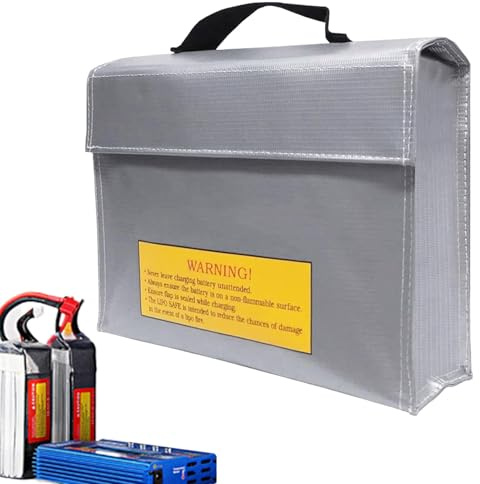 Batterisäkerhetsväska – batteriskyddsfodral, bärbara säkerhetslådor för transport, slitstark laddningsväska, 240x185x65mm, Refer to description, Unisex