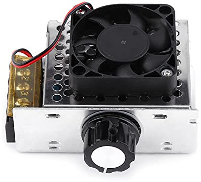 4000W Elektrisk Spänningsregulator Dimmer Temperaturkontroll med Fläkt